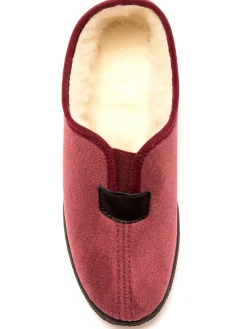 Outlet Pantoufles fourrées laine majoritaire Femme Pantoufles, Chaussons