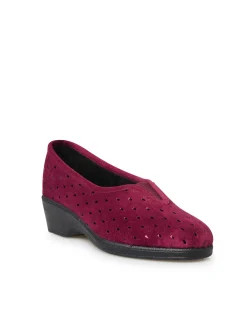 New Pantoufles molletonnées élastiquées Femme Pantoufles, Chaussons