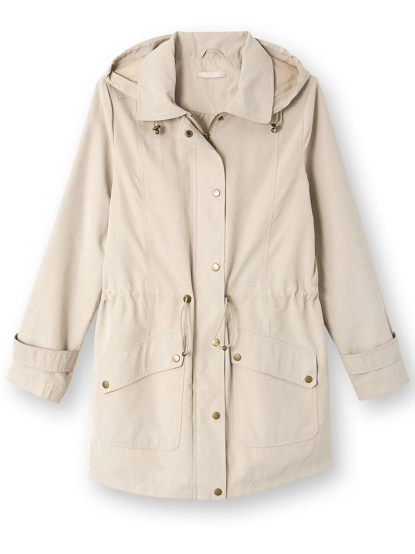 Parka déperlante à capuche amovible Femme Manteau, Parka