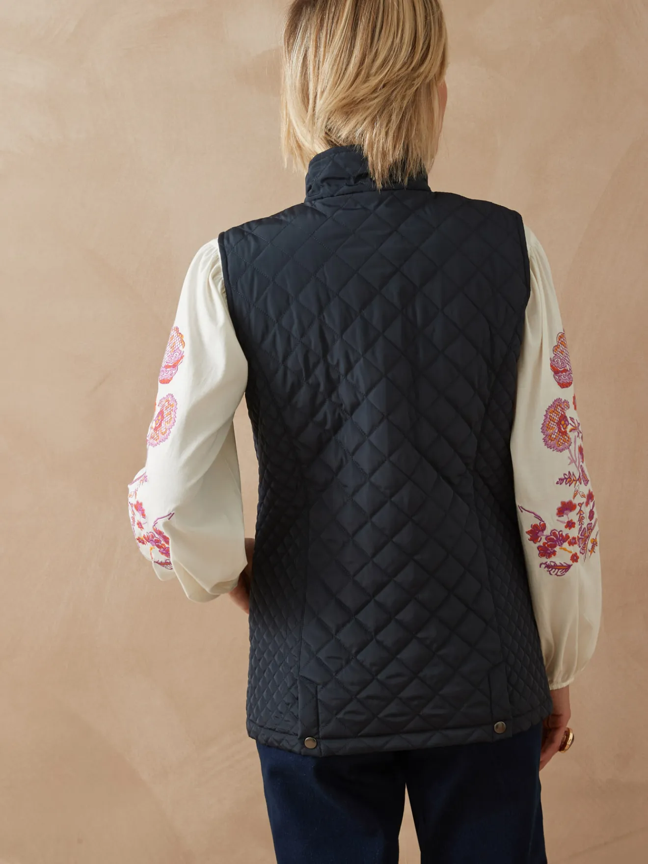 Outlet Parka déperlante matelassée sans manches Femme Manteau, Parka