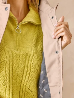 Parka déperlante matelassée sans manches Femme Manteau, Parka