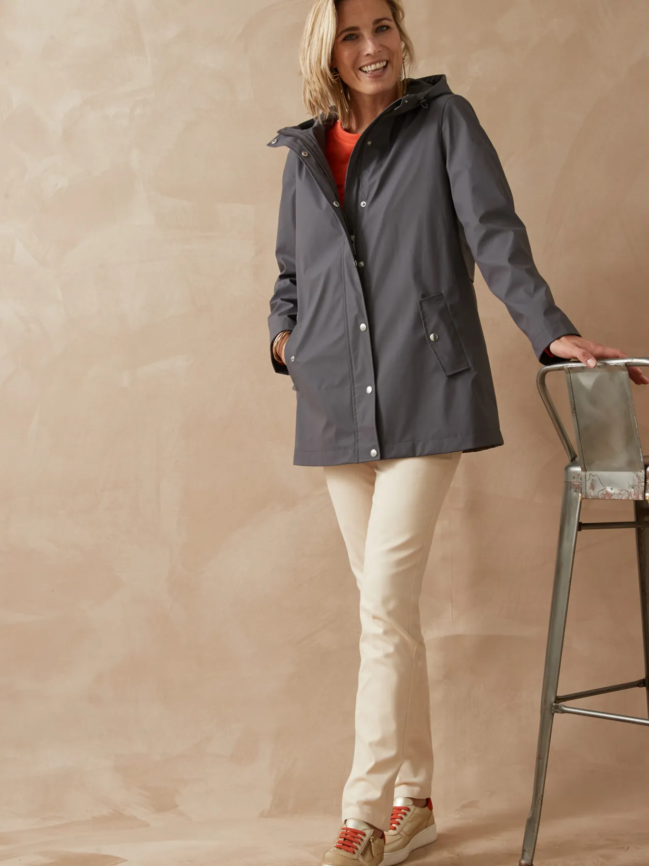Outlet Parka imperméable à capuche Femme Manteau, Parka