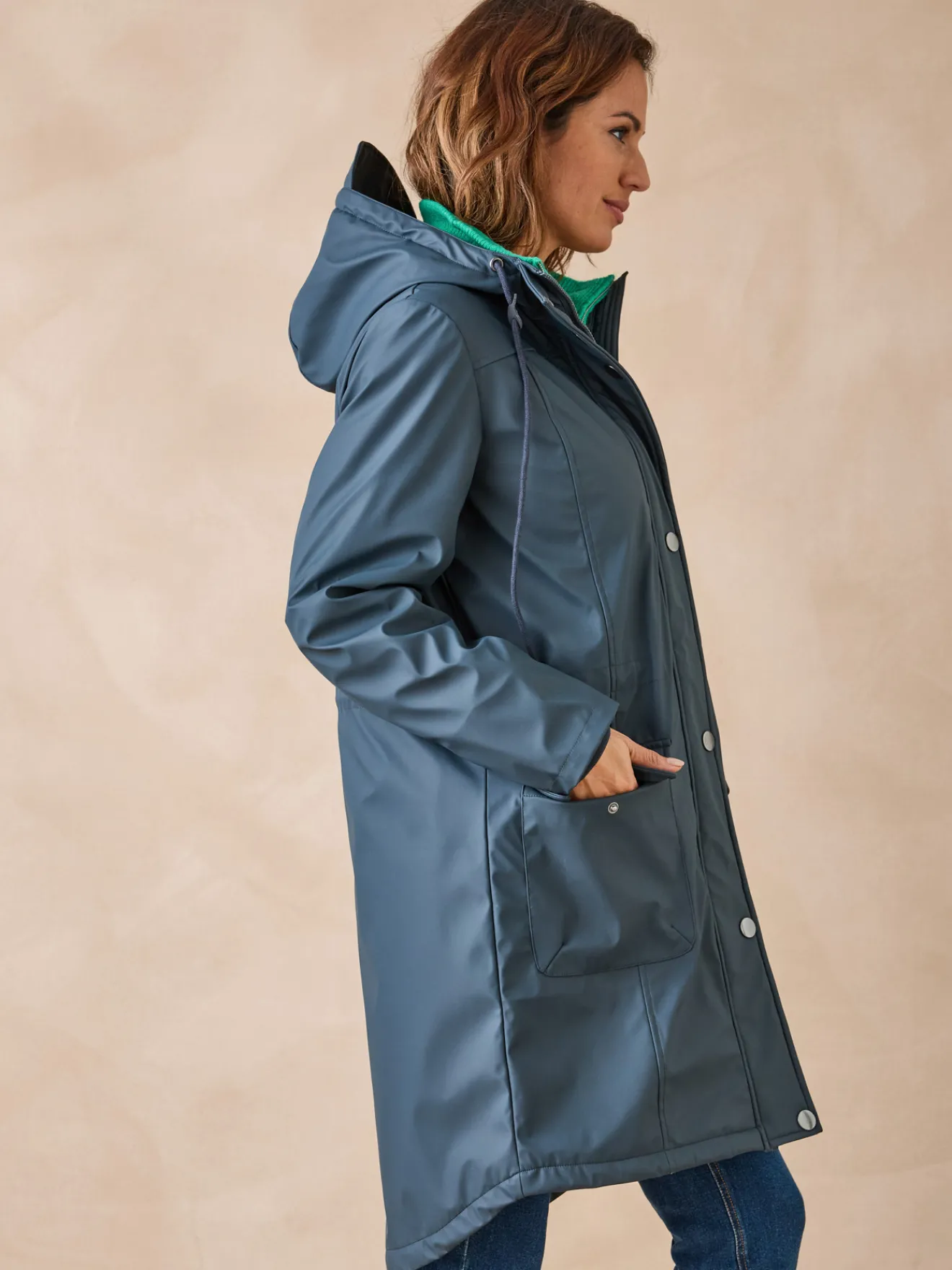 Sale Parka imperméable coupe-vent Femme Manteau, Parka