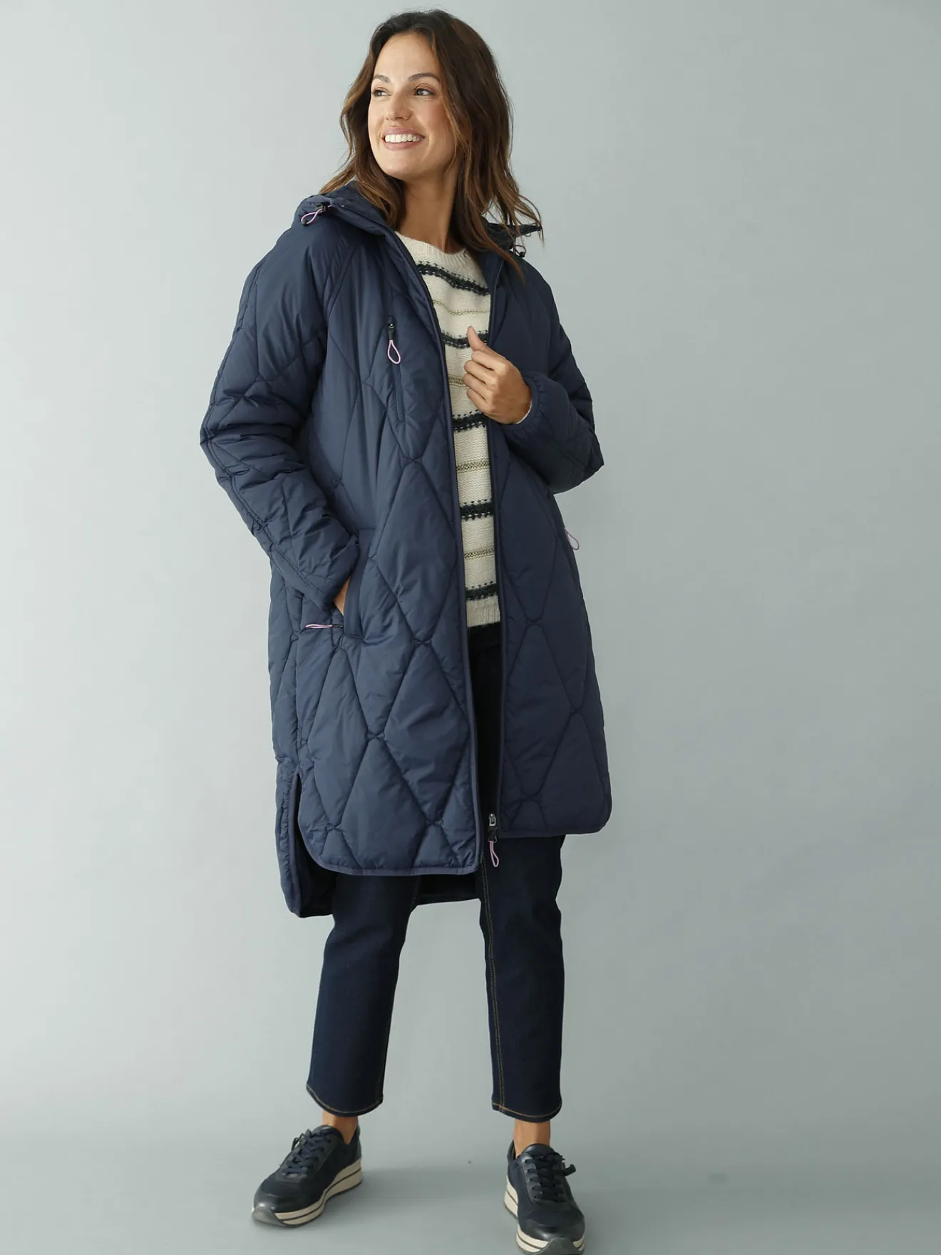 Parka matelassée doublée polaire Femme Manteau, Parka