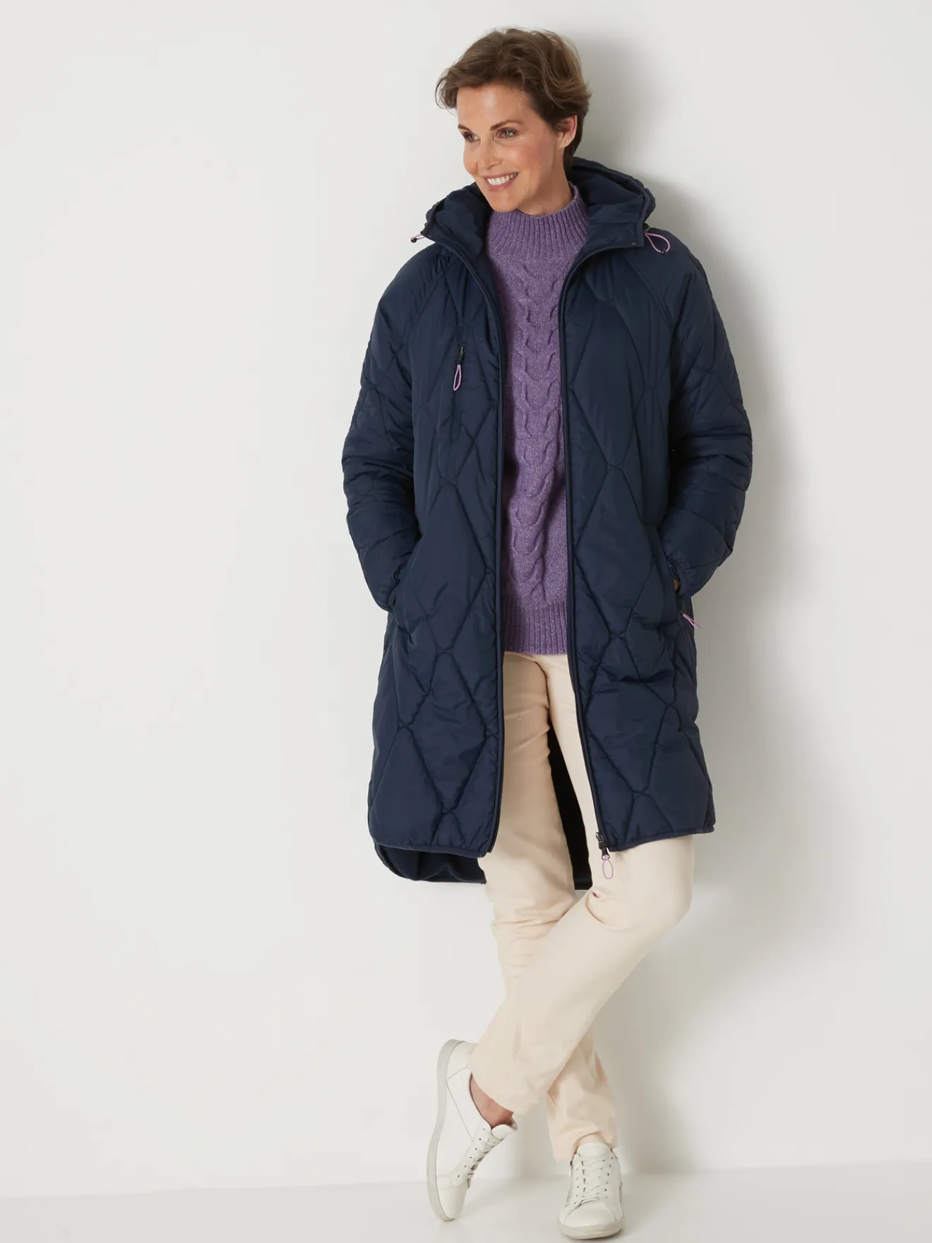 Parka matelassée doublée polaire Femme Manteau, Parka