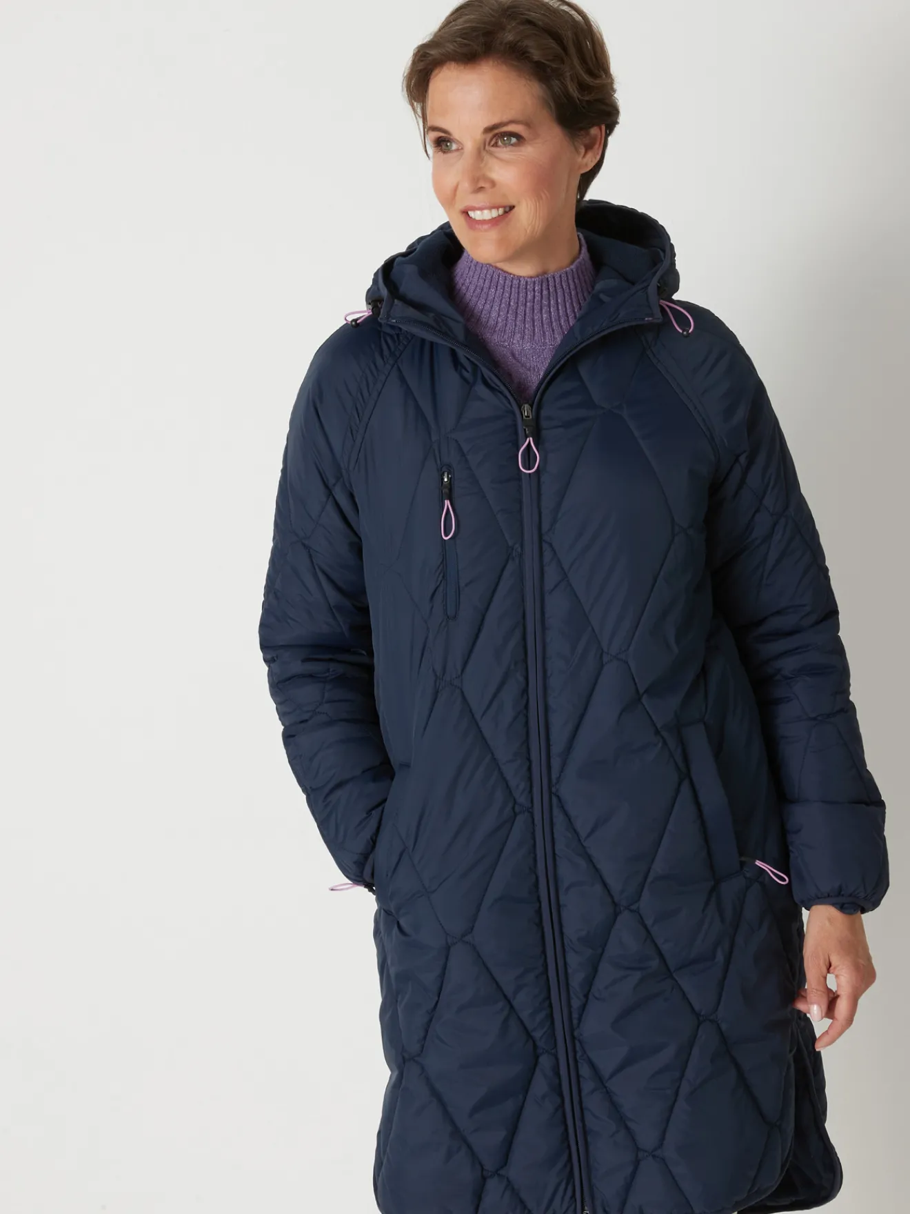 Parka matelassée doublée polaire Femme Manteau, Parka
