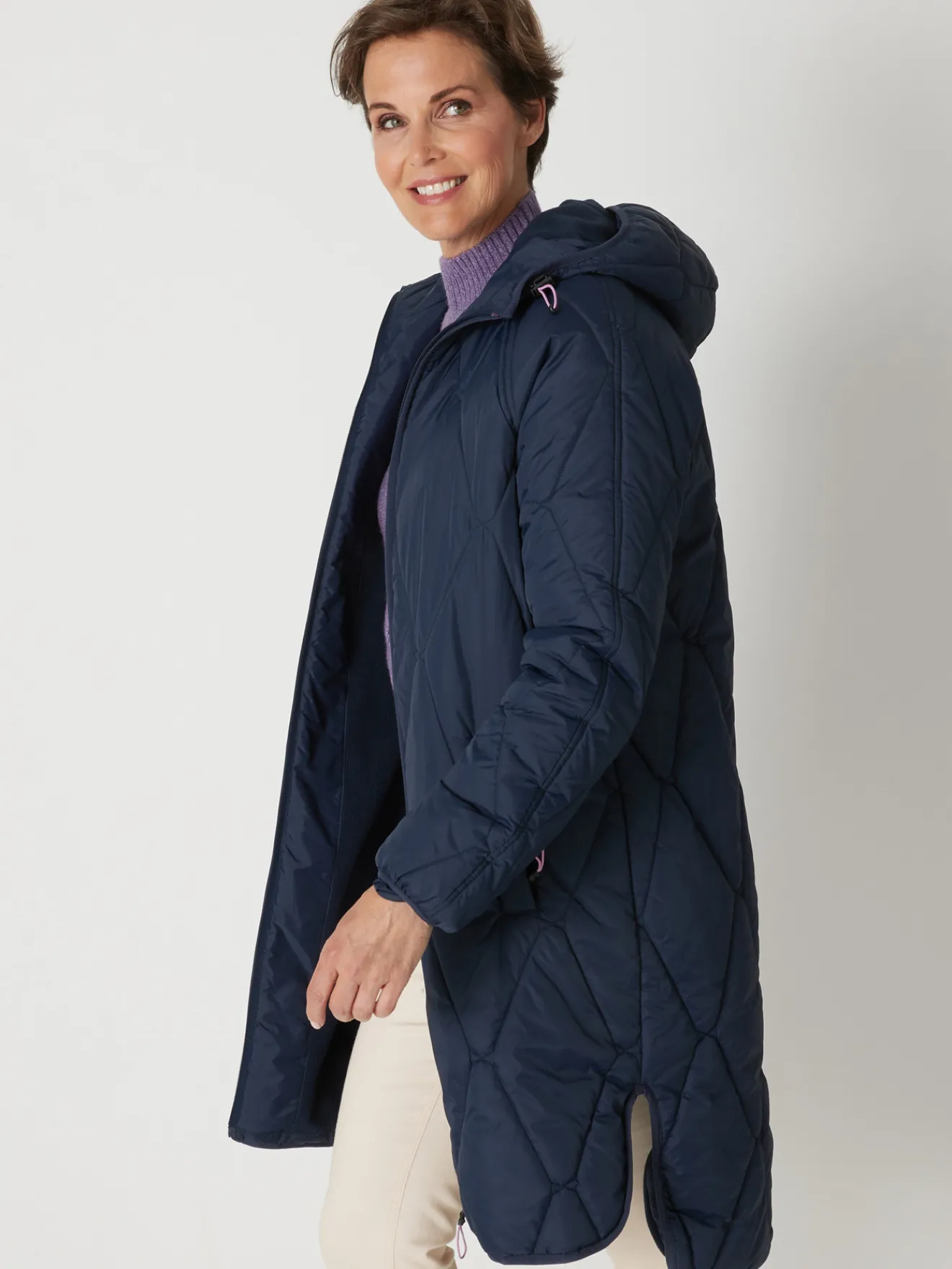 Parka matelassée doublée polaire Femme Manteau, Parka
