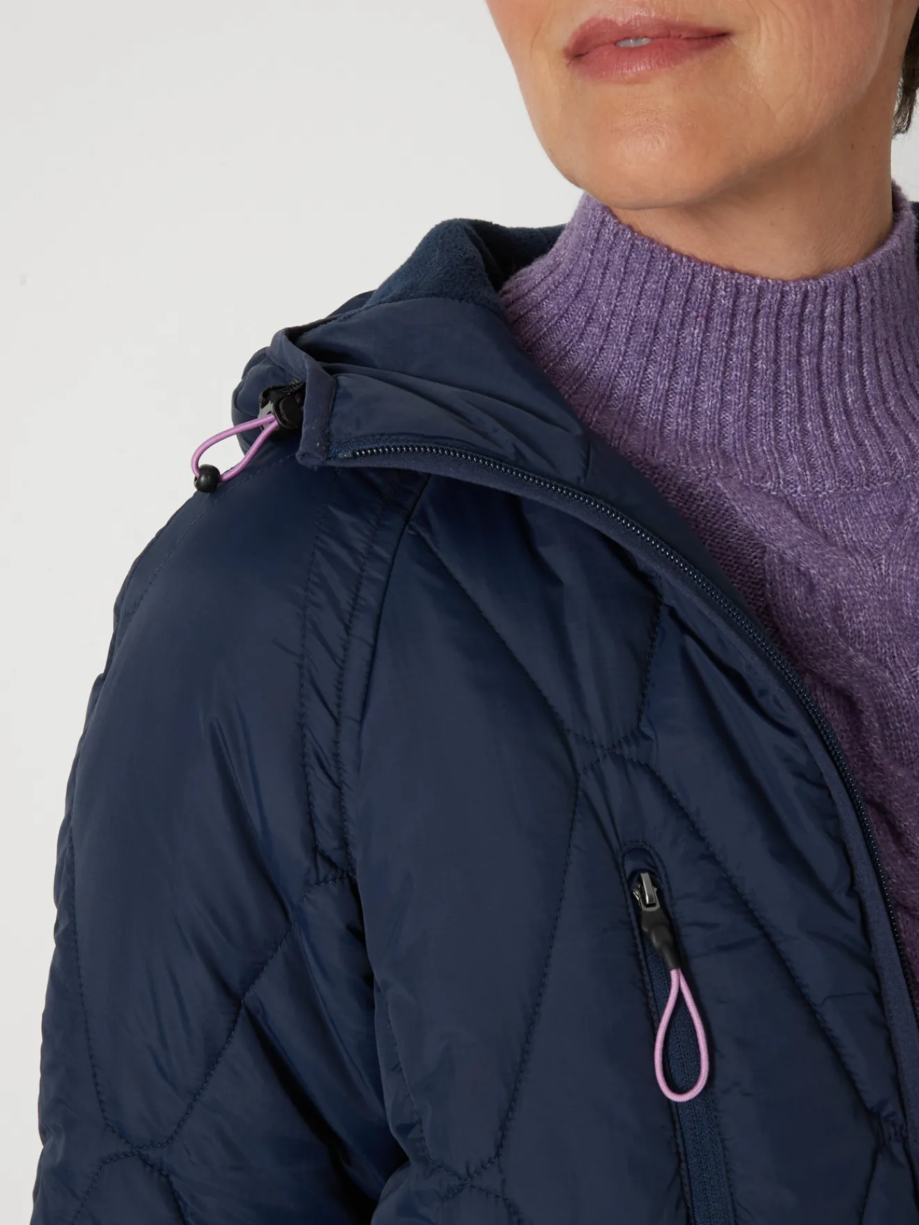 Parka matelassée doublée polaire Femme Manteau, Parka