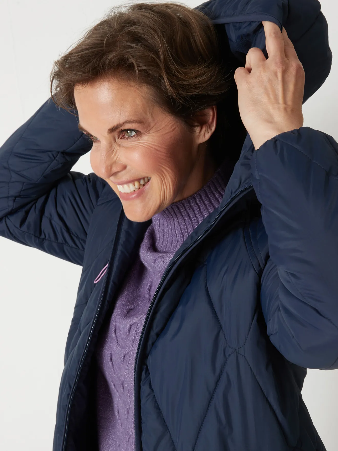 Parka matelassée doublée polaire Femme Manteau, Parka