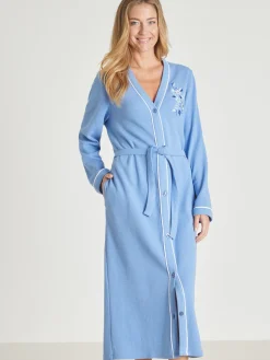 Hot Peignoir en maille nid d'abeille Peignoir, Robe De Chambre