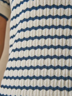 Online Polo en maille jacquard fantaisie Femme T-Shirt