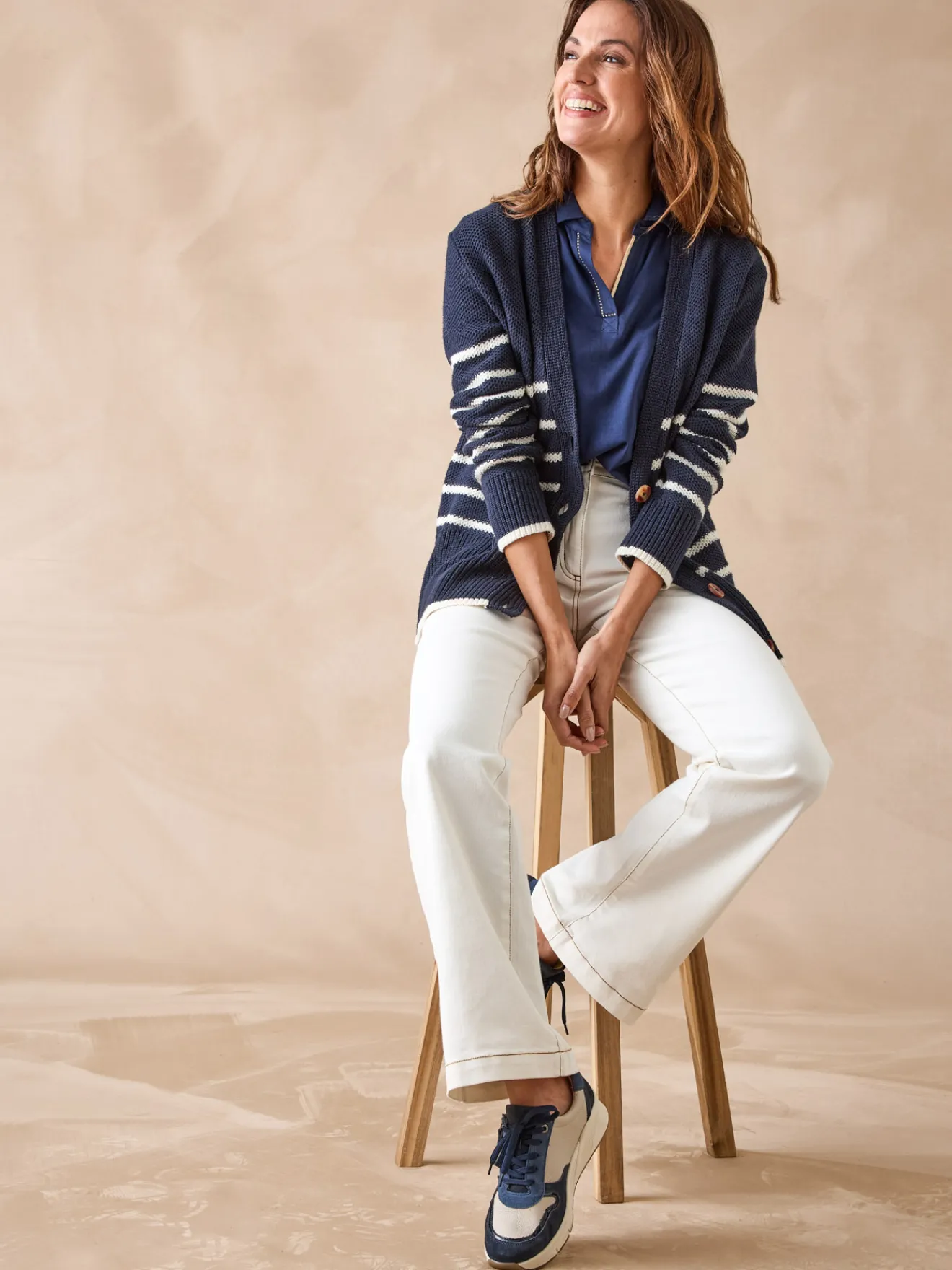 Clearance Polo en maille pur coton Femme T-Shirt