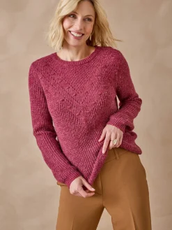 Discount Pull avec laine et alpaga Femme Pull