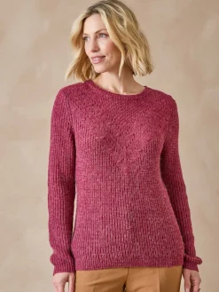 Discount Pull avec laine et alpaga Femme Pull