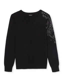 Best Pull avec strass Femme Pull