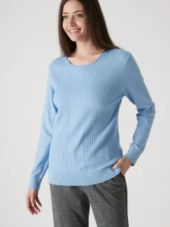 New Pull avec torsades Femme Pull