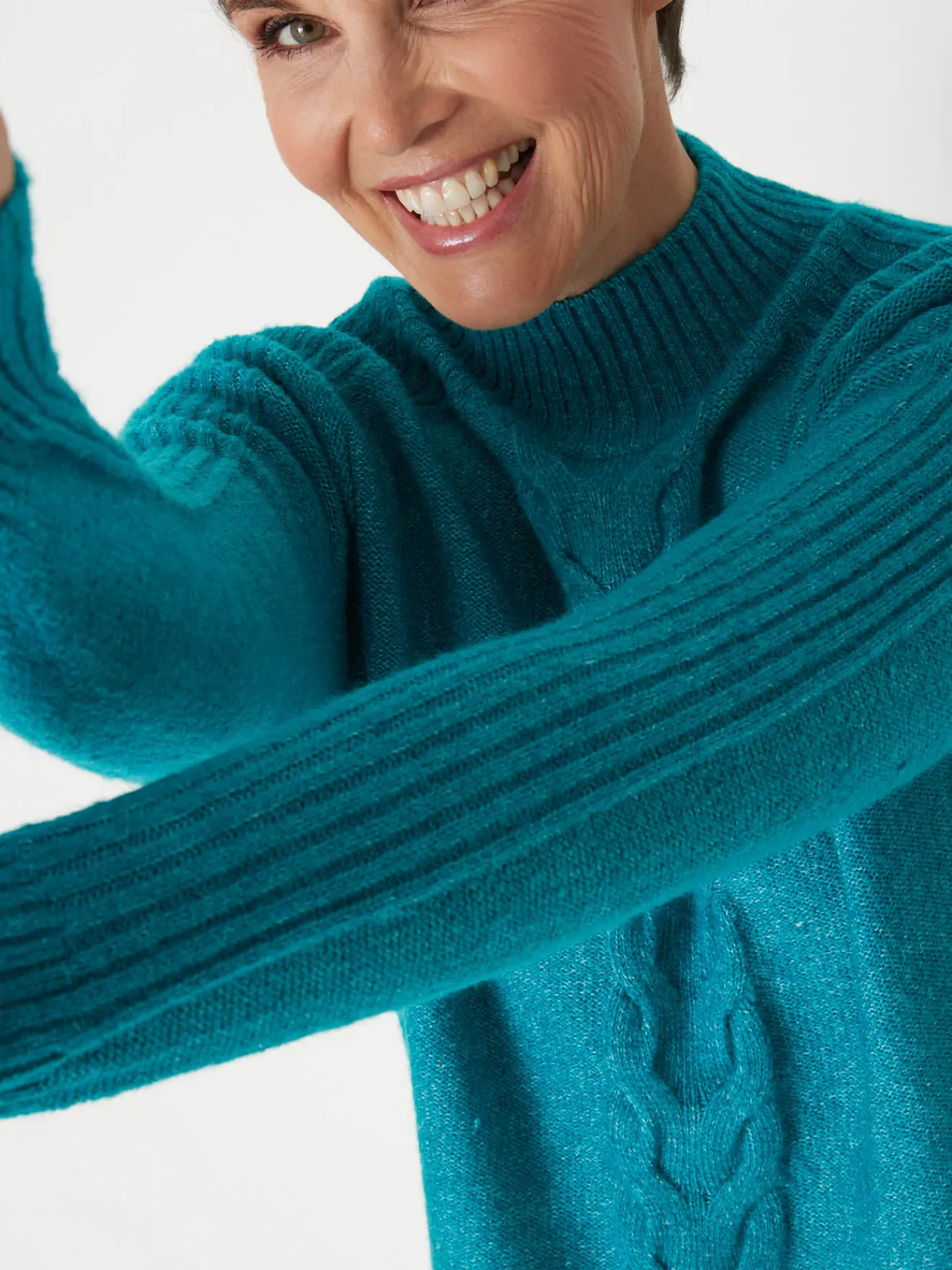 Best Pull col montant en jersey envers Femme Pull