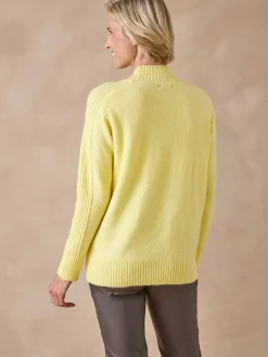 Best Pull col montant en jersey envers Femme Pull