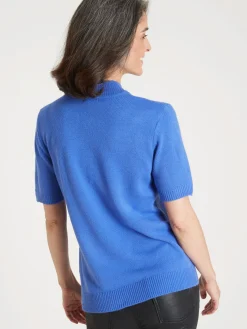 Best Pull col montant manches courtes Femme Pull