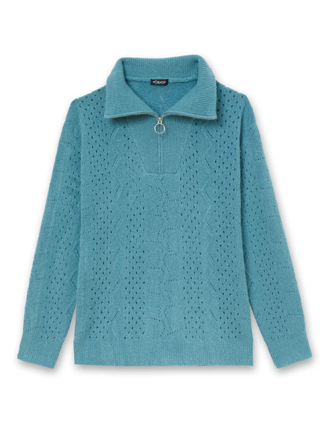 Clearance Pull col montant zippé Femme Pull