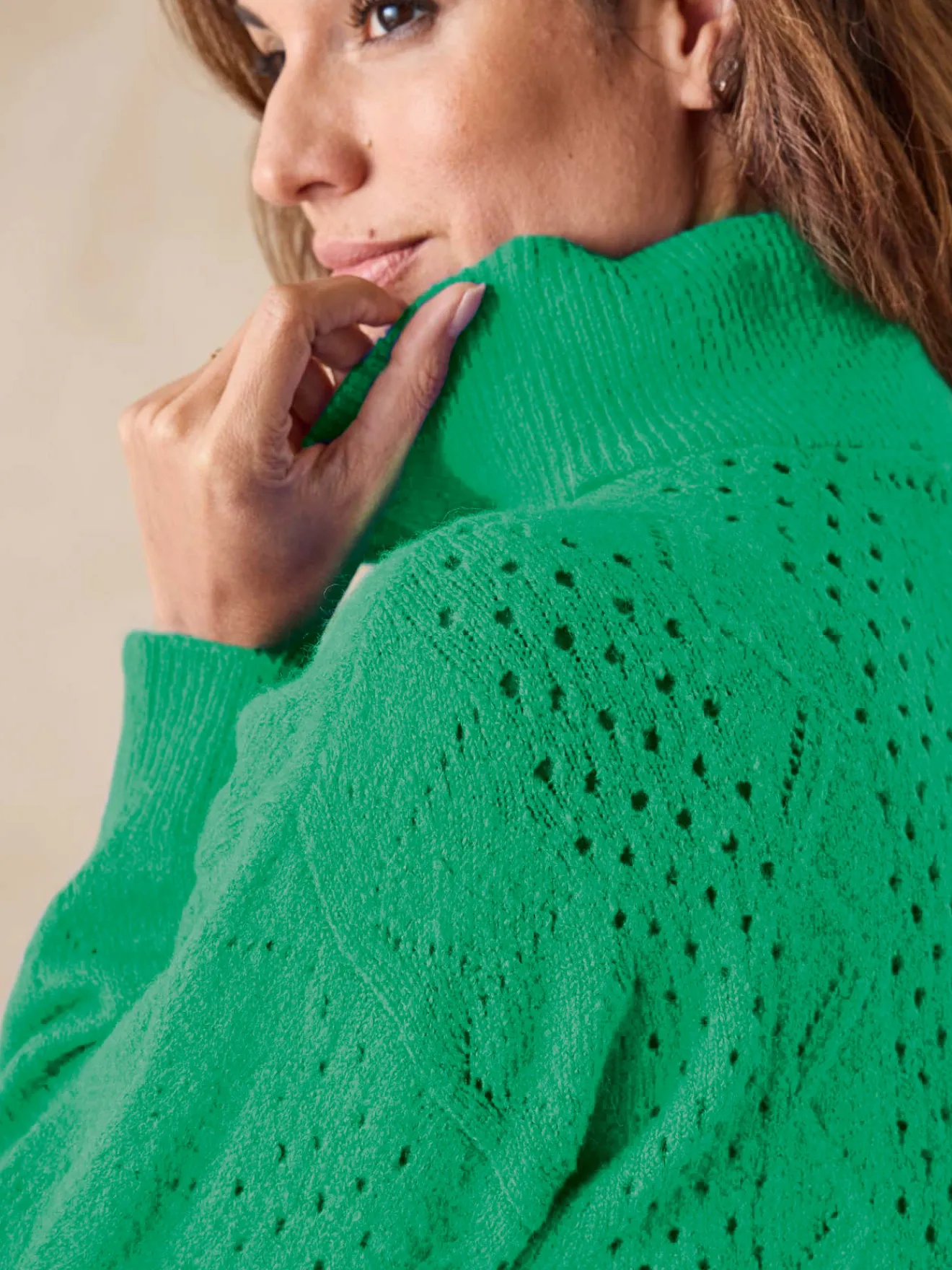 Discount Pull col montant zippé Femme Pull