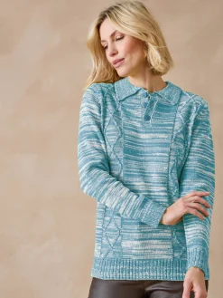 Best Pull col polo Femme Pull