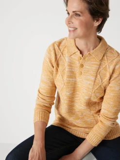 Pull col polo Femme Pull