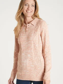 Outlet Pull col polo Femme Pull