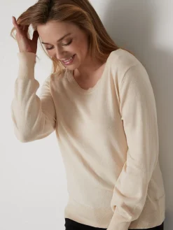 Discount Pull col rond pure laine Femme Pull