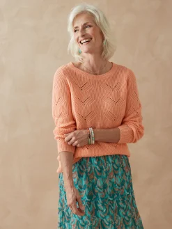 Sale Pull en côtes perlées Femme Pull