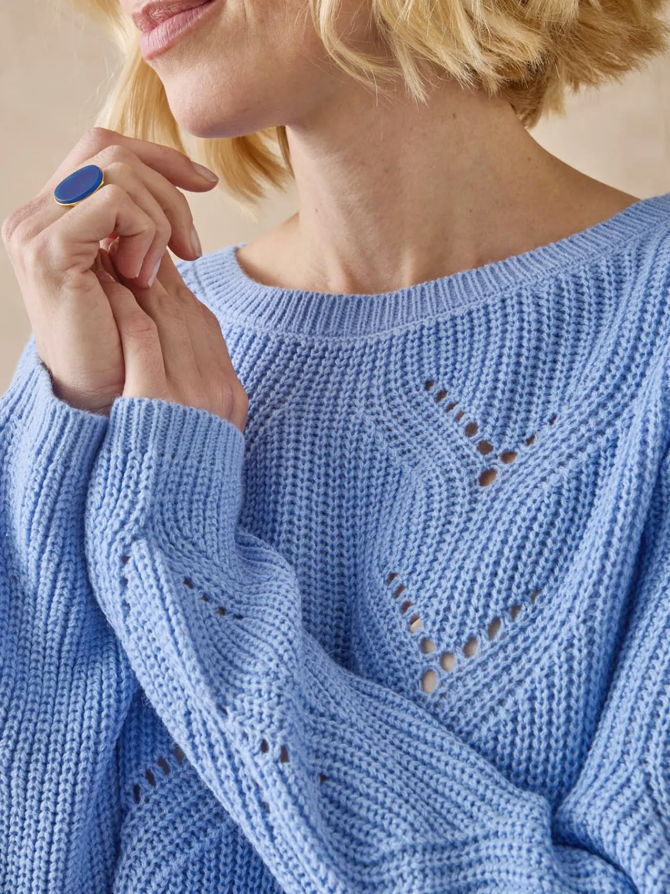 Online Pull en côtes perlées Femme Pull