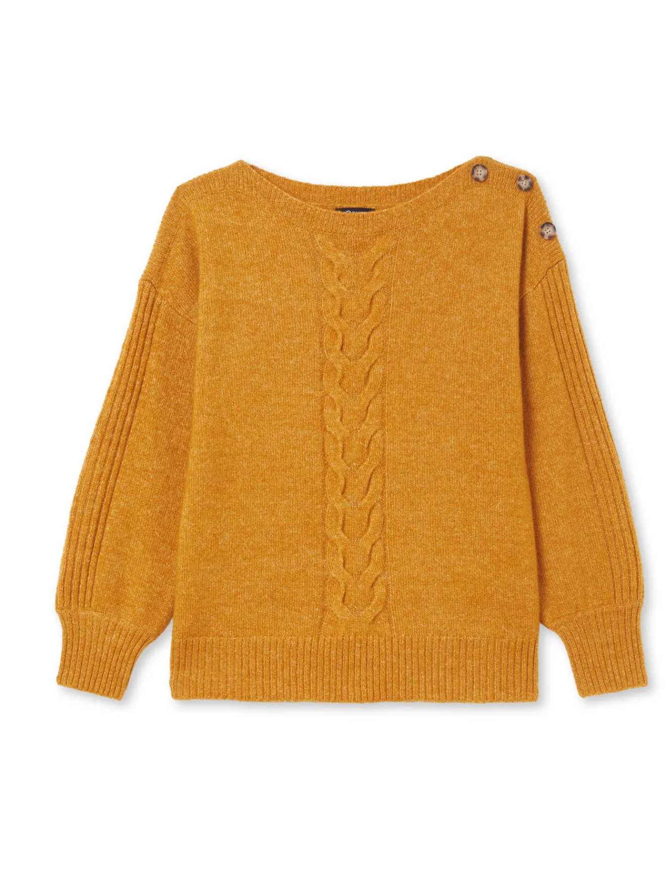 Online Pull encolure bateau en jersey envers Femme Pull