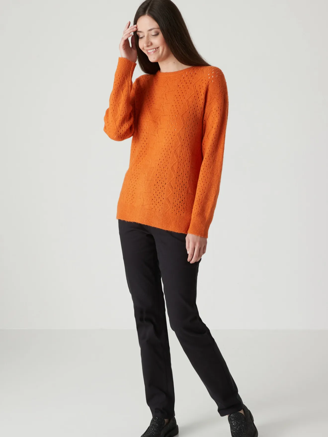 New Pull encolure ronde Femme Pull