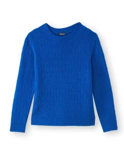 New Pull maille fantaisie encolure ronde Femme Pull