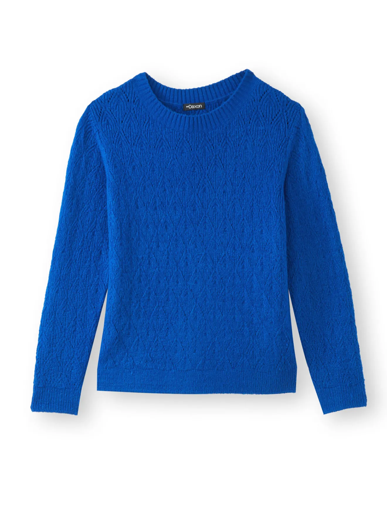 New Pull maille fantaisie encolure ronde Femme Pull