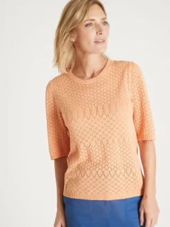 Outlet Pull manches au coude Femme Pull