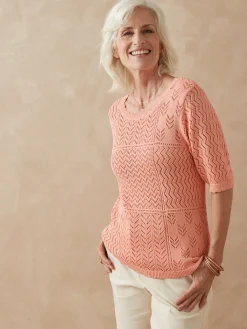 Online Pull manches au coude Femme Pull