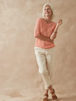 Online Pull manches au coude Femme Pull