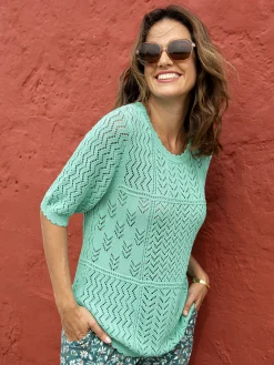 Best Pull manches au coude Femme Pull