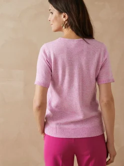 Discount Pull manches courtes encolure ronde Femme Pull