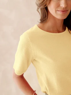 Discount Pull manches courtes encolure ronde Femme Pull