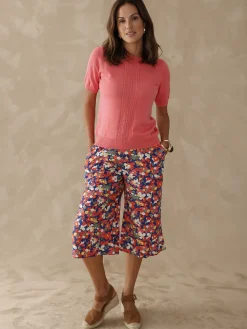 Best Pull manches courtes finition écailles Femme Pull