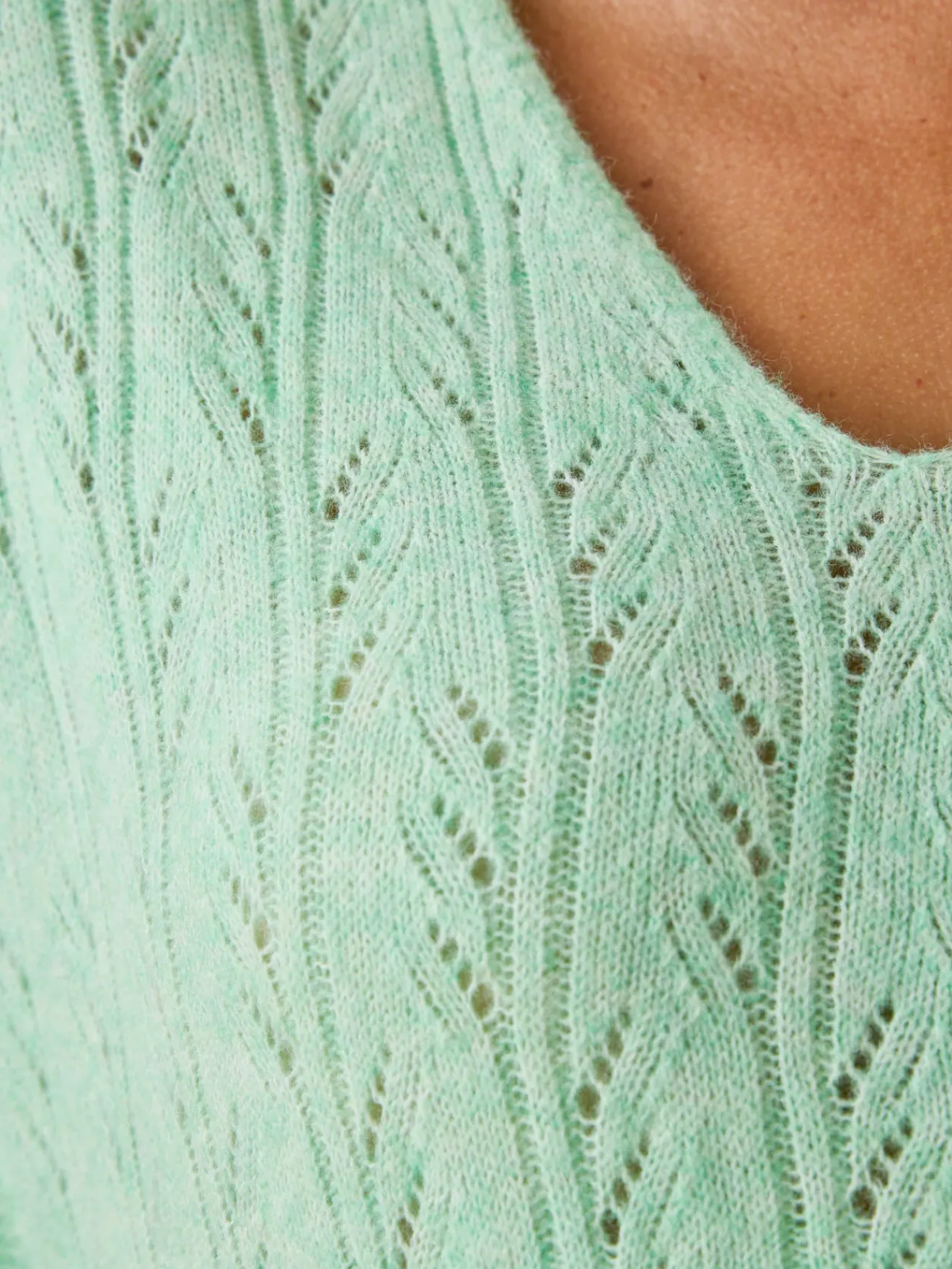 Outlet Pull manches T avec laine Femme Pull