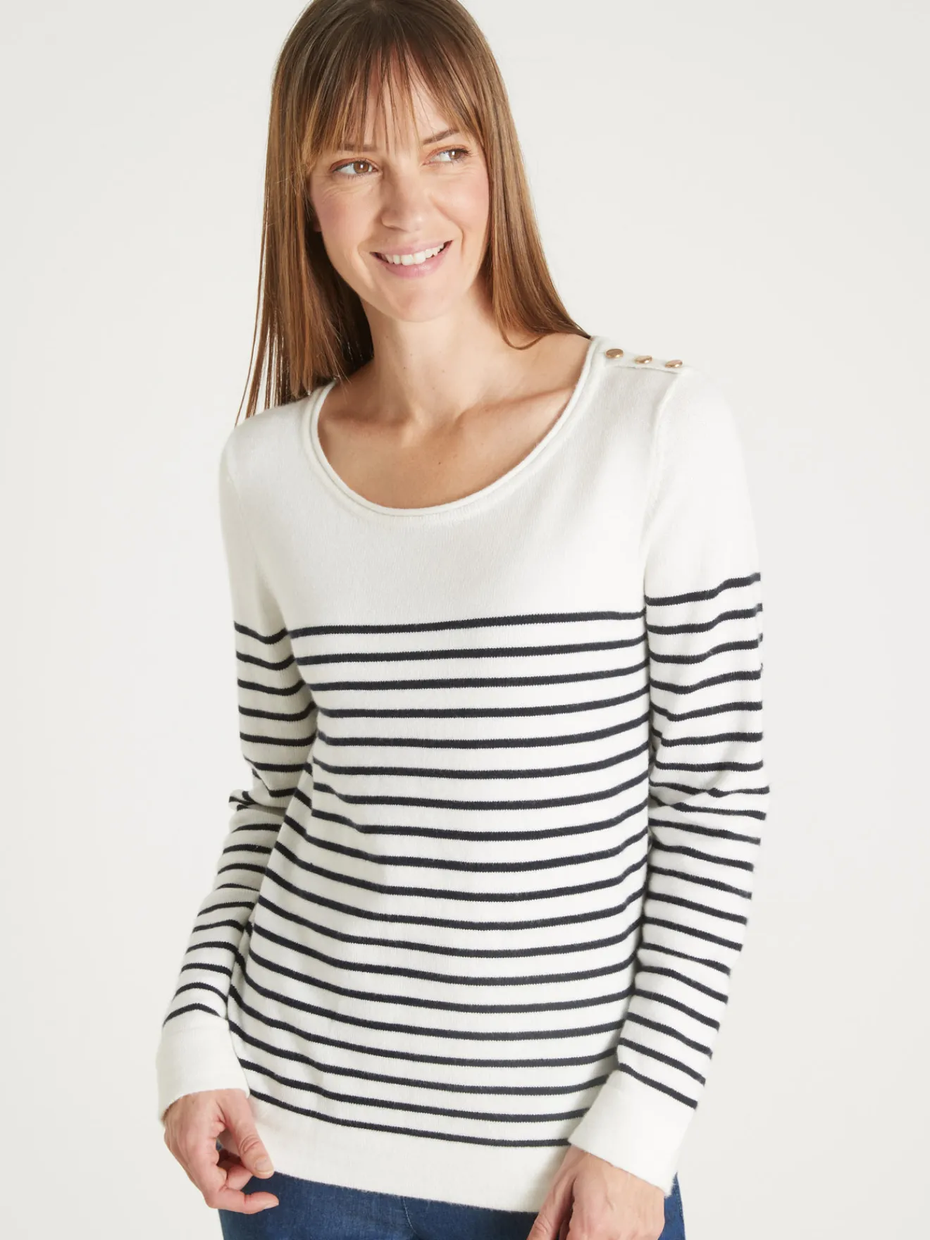 Best Pull marinière col rond Femme Pull