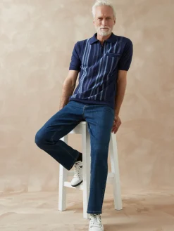 Sale Pull polo zippé manches courtes Homme Pull, Sweat