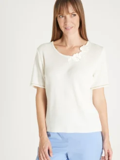 Best Pull raffiné avec broderies Femme Pull