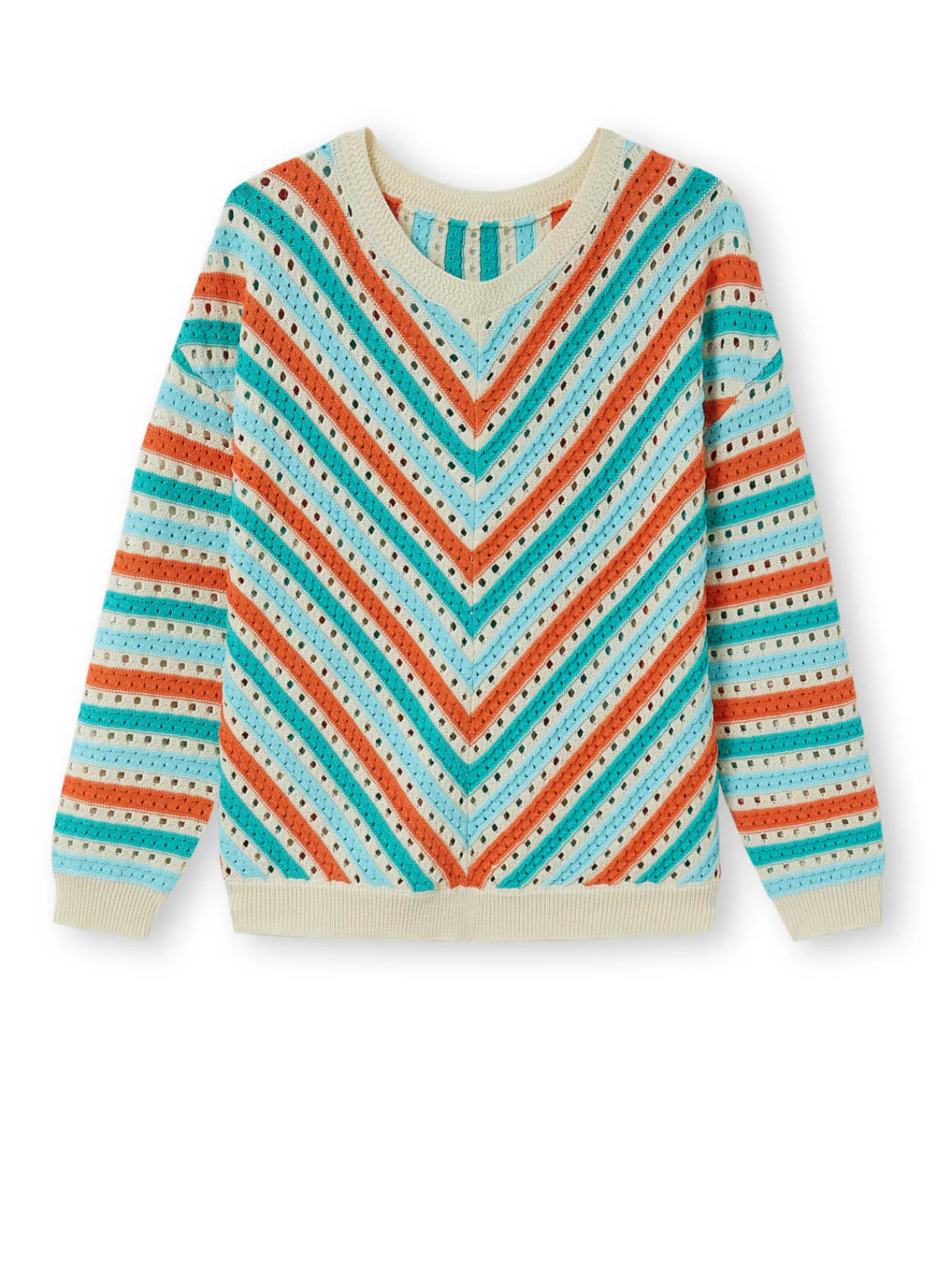 Sale Pull rayé point fantaisie Femme Pull