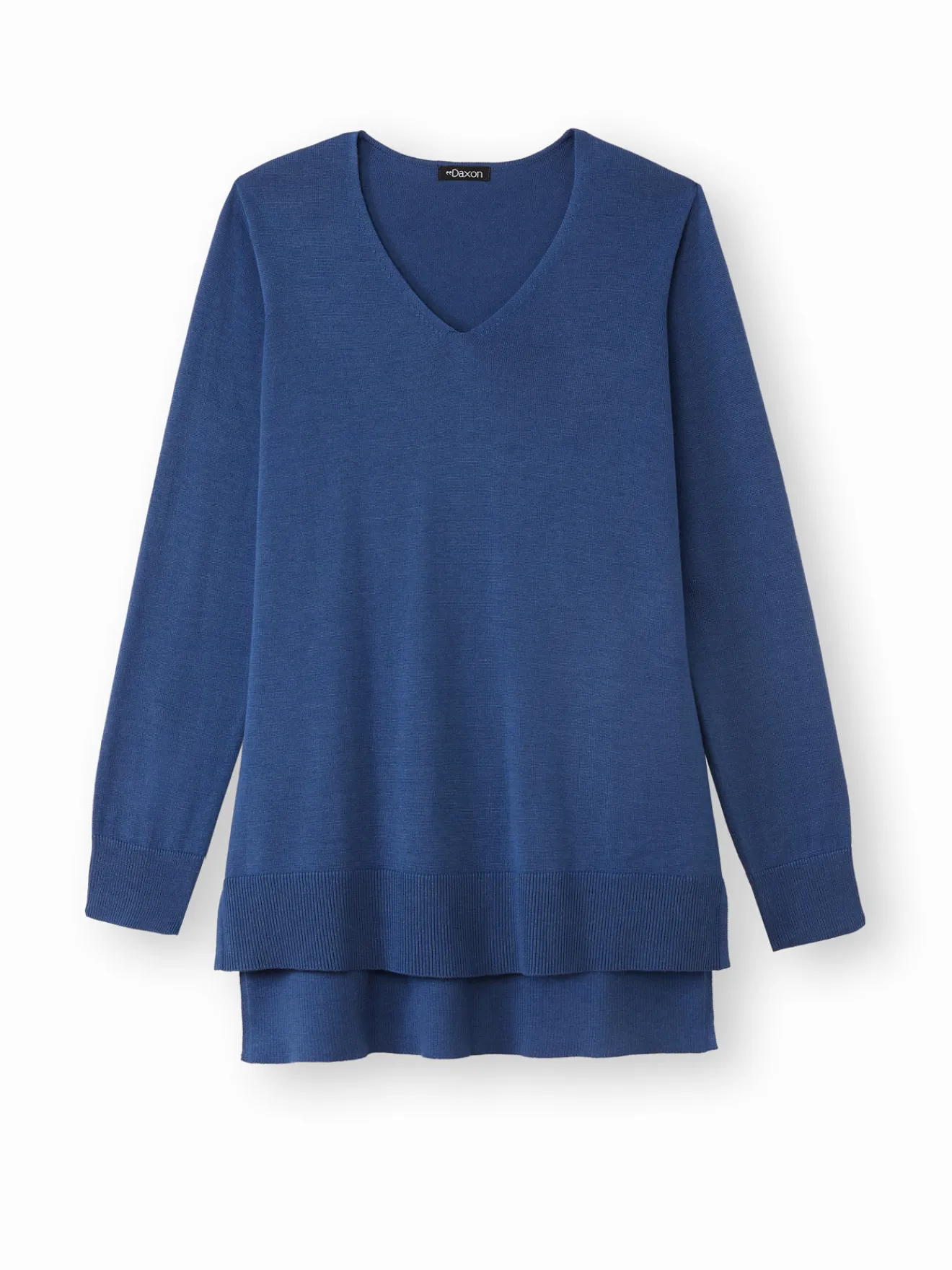 Best Pull tunique maille fine col V Femme Pull