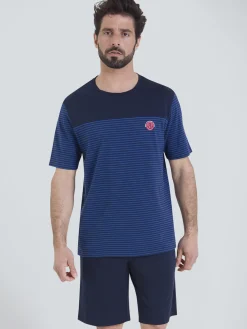 Online Pyajcourt Rayures l'Escale Homme Pyjama