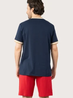 Best Pyjama court Caual col tunisien Homme Pyjama